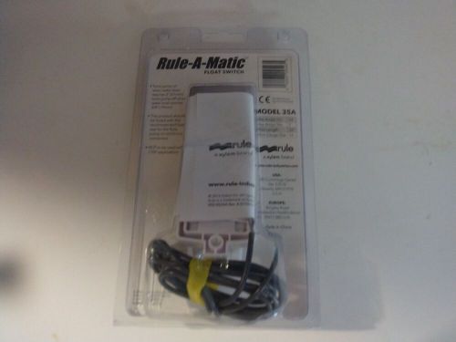 Rule-a-matic float switch model 35a mercury free 12-24-32 vdc marine boat bilge