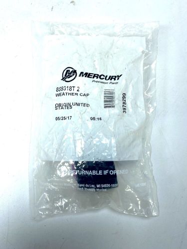 -new- mercury 859318t2, weather cap , oem - 2 pack