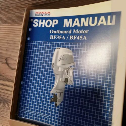 Honda marine bf35a bf45a shop manual  outboard boat motor