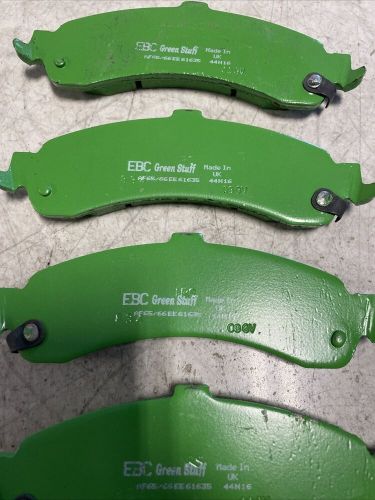 Ebc dp61635 fits cadillac 02 escalade 5.3 greenstuff rear brake pads