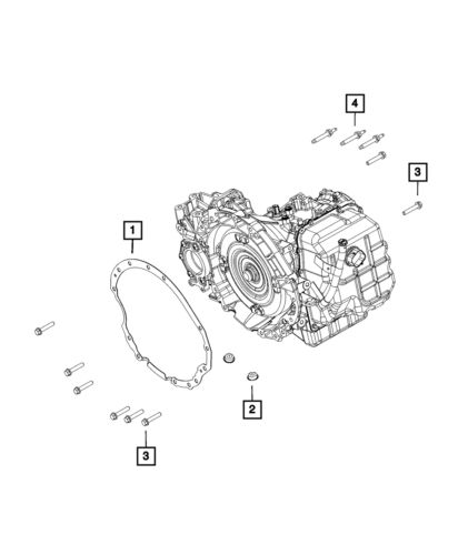 Genuine mopar transmission dust cover 68064369ab