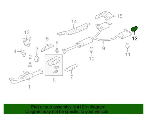 Genuine honda finish pipe 18310-sza-a01