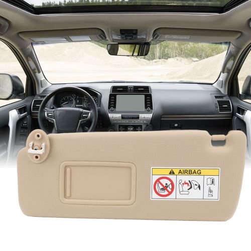 New front sun visor beige sun visor for prado 2010‑2023 left hand