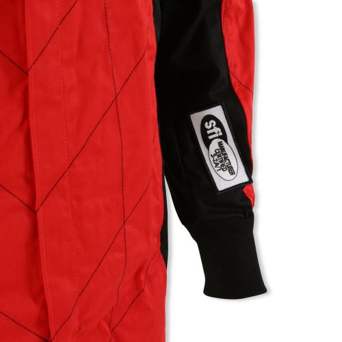 Racequip single layer fire suit jacket red - small