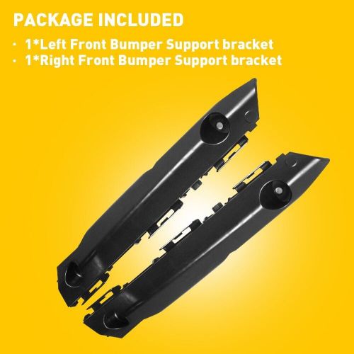 2set front left &amp; right side bumper for bracket 15-2017 toyota camry 52535-06190