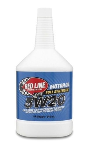 Red line fits 5w20 motor oil - quart