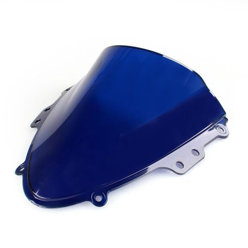 Windshield windscreen double bubble for suzuki gsxr 600/750 2004~05 k4 blue