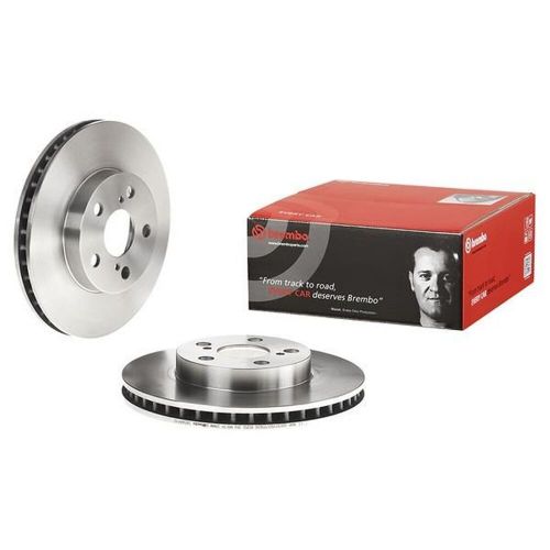 Brembo front pair vented brake discs 09.5844.10 - fits toyota