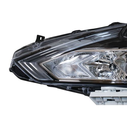 Left headlight halogen for 2016-2018 nissan altima sedan oe 260609hs3b