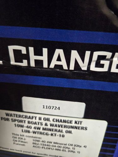 Yamalube oil change kit- watercraft ii lub-wtrcg-kt-10