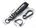 New black genuine leather car keychain for dodge ram - free shipping!!! (69)