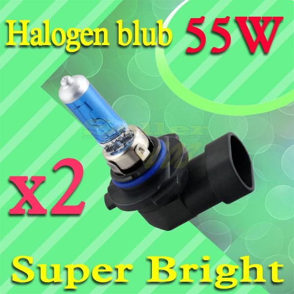 2pcs 9006 hb4 super bright white fog halogen bulb hight power 55w headlight lamp