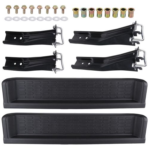 Pair side step nerf bar running board fits for 97-06 jeep wrangler tj unlimited