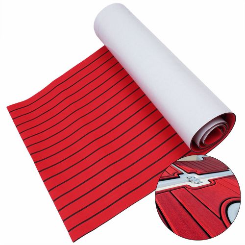 Yacht boat flooring mat red pad marine eva foam faux teak decking sheet sea deck