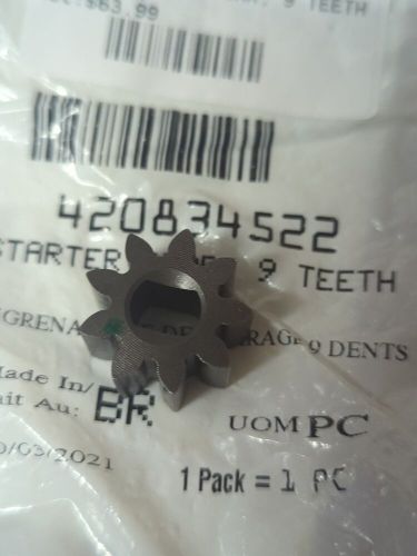 Seadoo / ski doo  starter gear, 9 tooth  420834522 fitment below