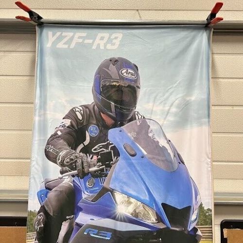 Genuine yamaha cloth banner yzf-r3