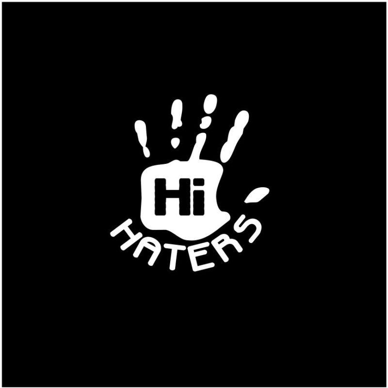 Hi haters vinyl decal sticker window car drift jdm slammed - 5 inch