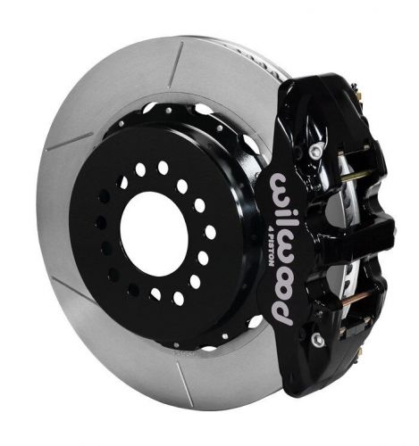 2005-2013 mustang wilwood aero4 rear big brake kit,gt,gt500,boss 302,14&#034;rotors~