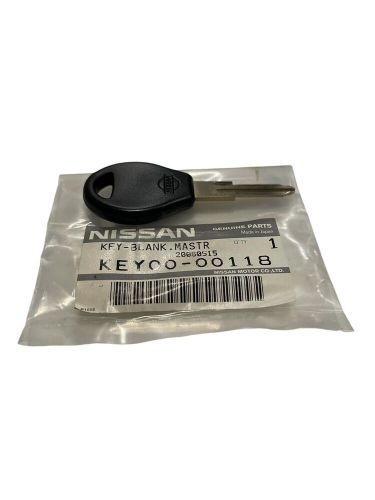 Genuine nissan master key blank uncut maxima 240sx 300zx stanza key00-00118