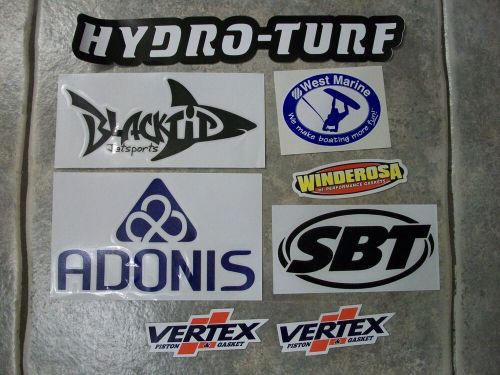 Jetski pwc sticker lot seadoo xp hx kawasaki x2 sc blacktip yamaha waveblaster s