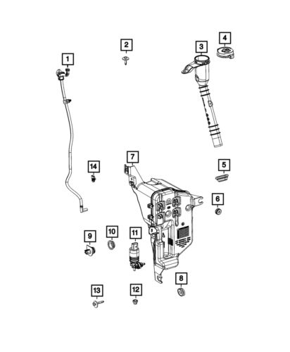 Genuine mopar hex head screw and washer 6512669aa