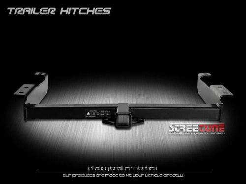 For 07-18 silverado/sierra 1500 class 4/iv black trailer hitch receiver tube tow