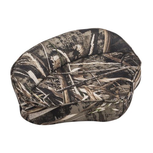 Wise camo casting pedestal seat realtree max 5 boat chair foam padding 15x11