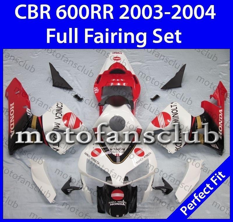 Fit honda cbr600rr 03 04 cbr 600 rr 2003 2004 fairing kit bodywork #59 b