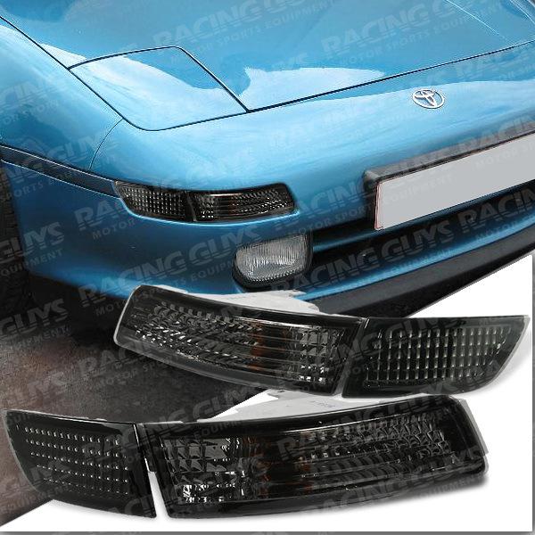 1991-1995 toyota mr2 turbo smoke bumper signal parking light jdm lamps sw20 pair