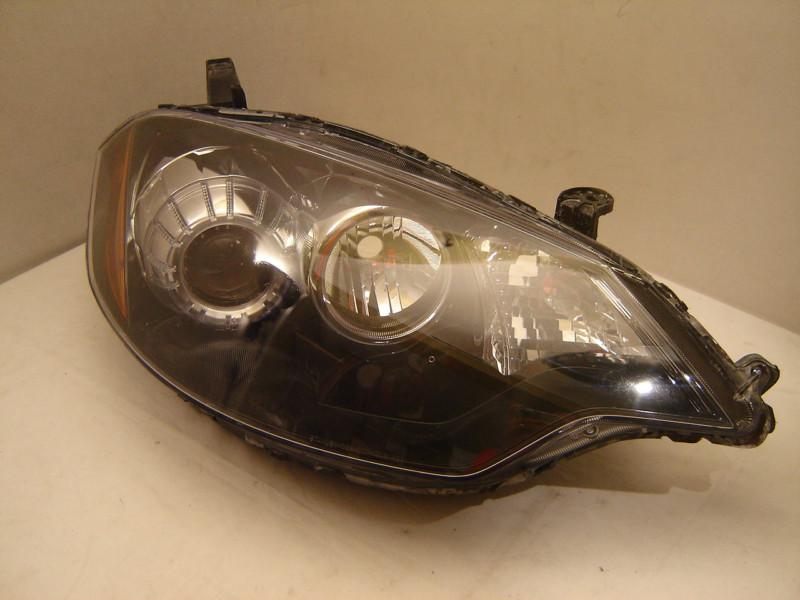 Acura rdx right xenon headlight 07 08 09 10 11 12 with dark gray inner housing