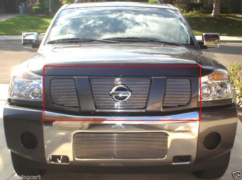 Billet grille grill 2004~2007 nissan titan/armada upper  no cut