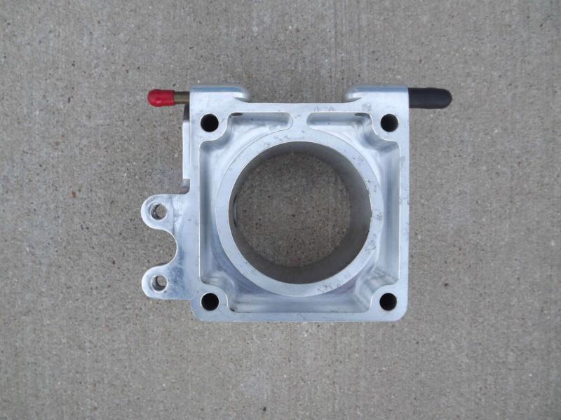 86-93 mustang lx gt cobra saleen accufab 70mm polished throttle body spacer