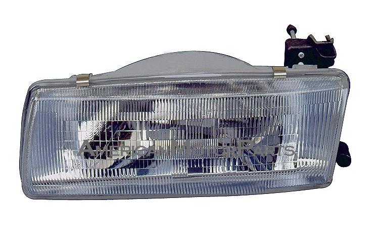 Left driver side replacement headlight 91-92 nissan sentra - b606065y00