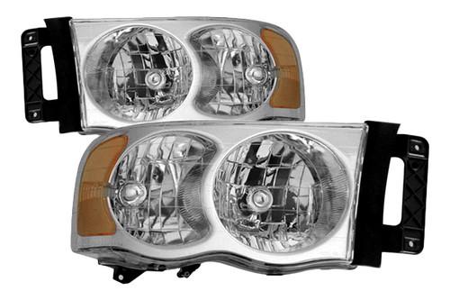 Cg 2003 dodge ram headlights euro crystal front head truck light brand new