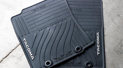 Genuine toyota tacoma all weather mats double cab  dcab 2012 and 2013 only