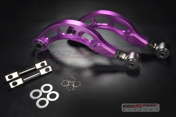 Gsp 06-11 civic lx ex si k20 vtec suspension adjustable gen2 purple camber kit