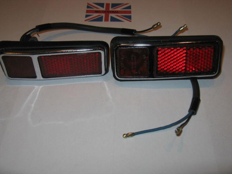 Mg parts: "lucas" l841 rear side marker lamps midget sprite  v-nice!