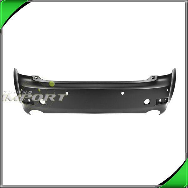 06-08 is250/350 rear bumper fascia cover plastic paint-ready w/ pkg sensor holes