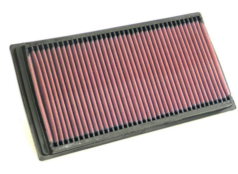 K&n filters 33-2255 - air filter; panel; h-1 1/8 in.; l-11 3/16 in.; w-5 13/16