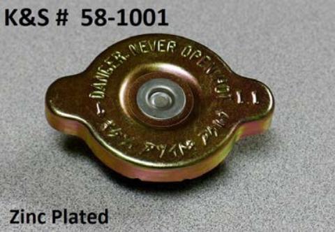 K&s radiator cap 16 psi gold