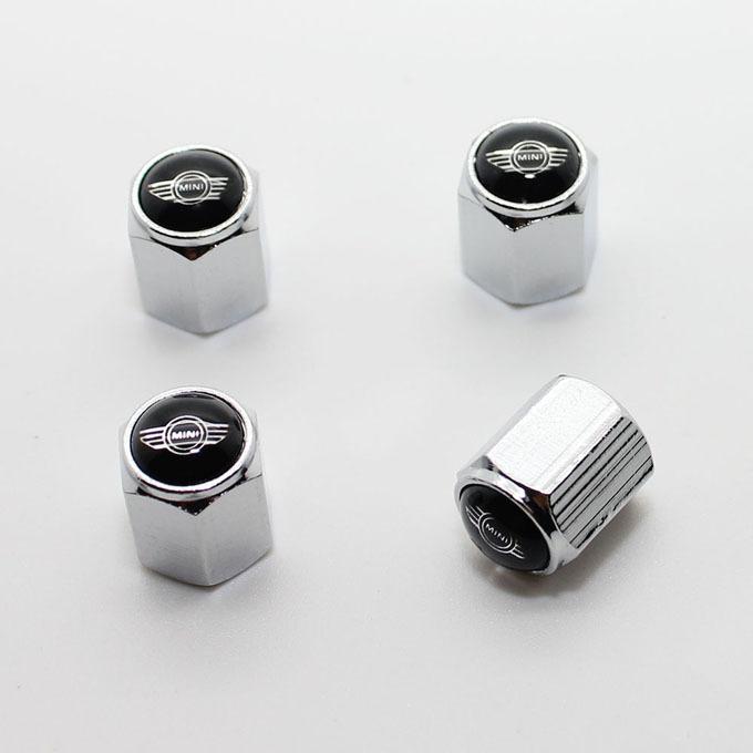 4pcs car tire wheel valves airtight stem caps for bmw mini cooper all model