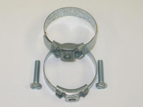 1978-1982 corvette carburetor preheat hose clamp four pieces