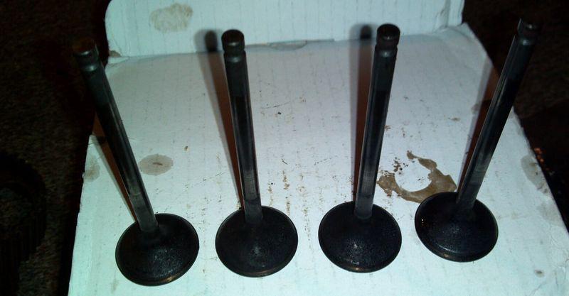 Mitsubishi eclipse talon 4g63 evo 1-9 dsm 90-99 set of 4 exhaust valves