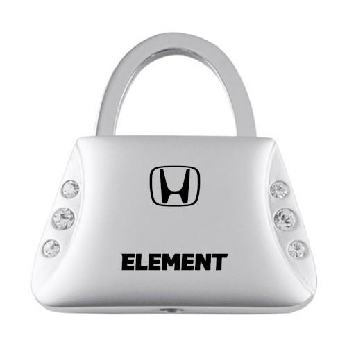 Honda element jeweled purse keychain / key fob engraved in usa genuine