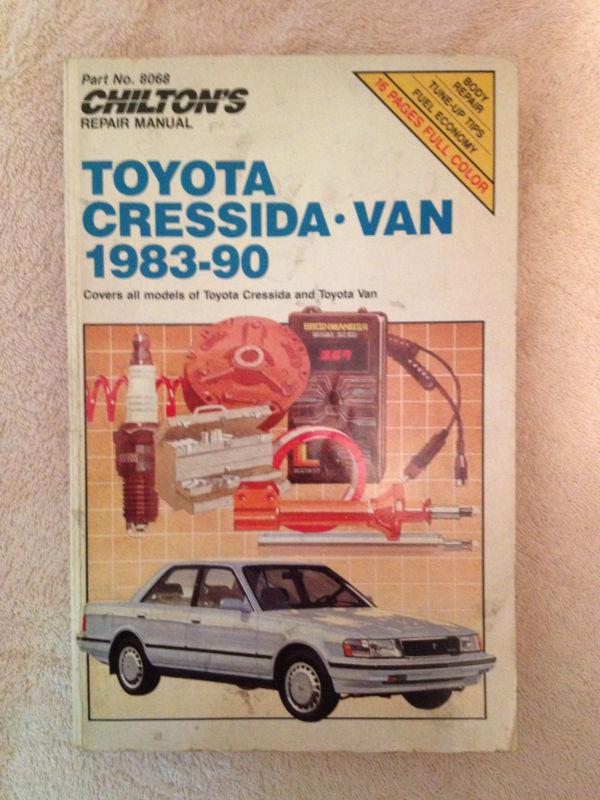 Chilton's toyota cressida van repair manual 1983-90