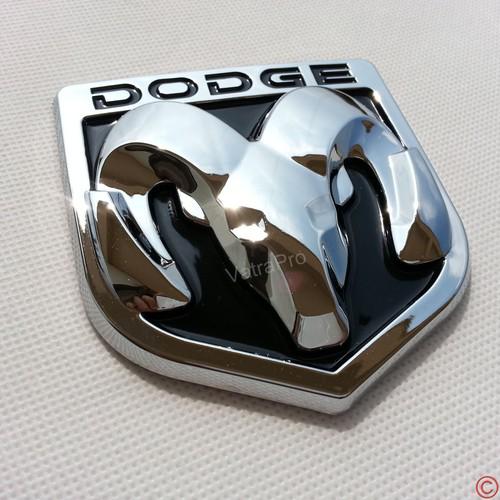 New hood head grill tailgate trunk chrome emblem badge for dodge ram big 84*90mm