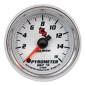 Autometer 2in. pyrometer; 0-1600 f; fse; c2