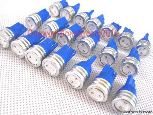 20 pcs lot 1w t10 194 168 w5w smd led car tail wedge light  bulb lamp 12v blue a