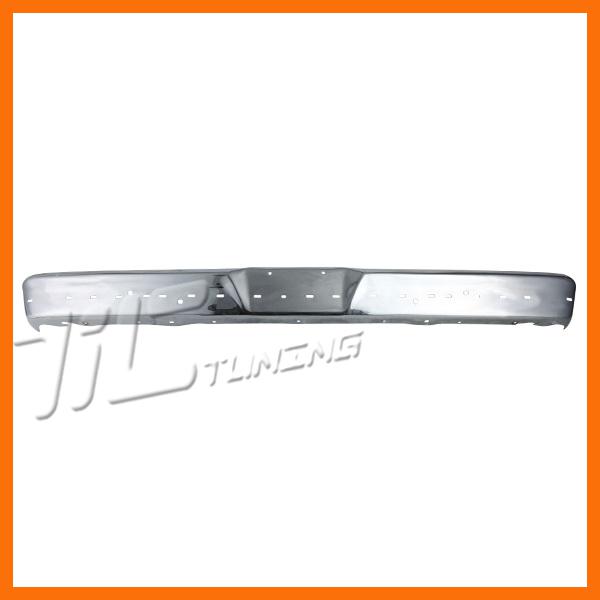 1986-1991 ford econoline bumper face bar w/impact hole e150 e250 e350 xl xlt new