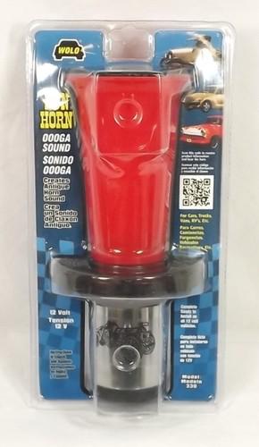 Sealed wolo fun horn 330 antique ooogah sound 12 volt tension air horn brand new